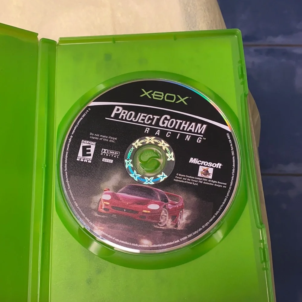 XBOX Project Gotham Racing game